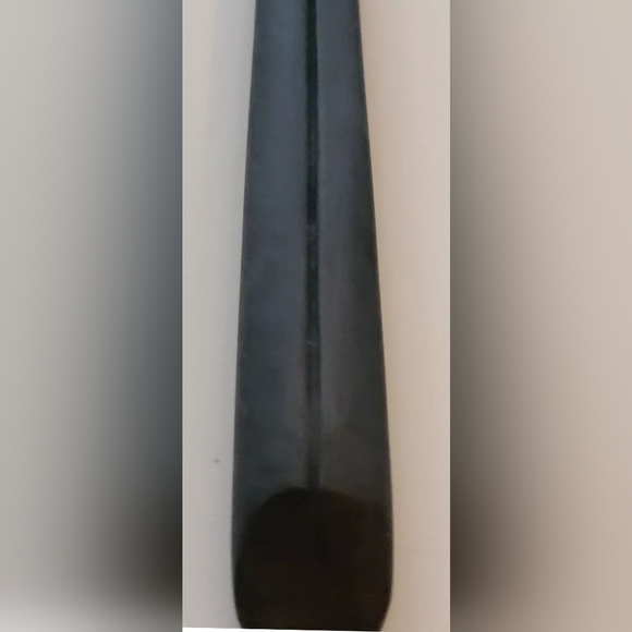 Vintage MCM Stainless Steel Salad Set Fork&Spoon 11.5" Grooved Matte Handles - Picture 3 of 7